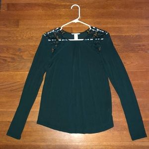 H&M long sleeve fashion top